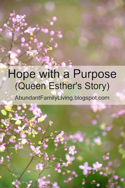 Hope With a Purpose .